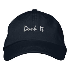 'Duck It' Roligt Kryssningsälskare Respresent IYKY Broderad Keps