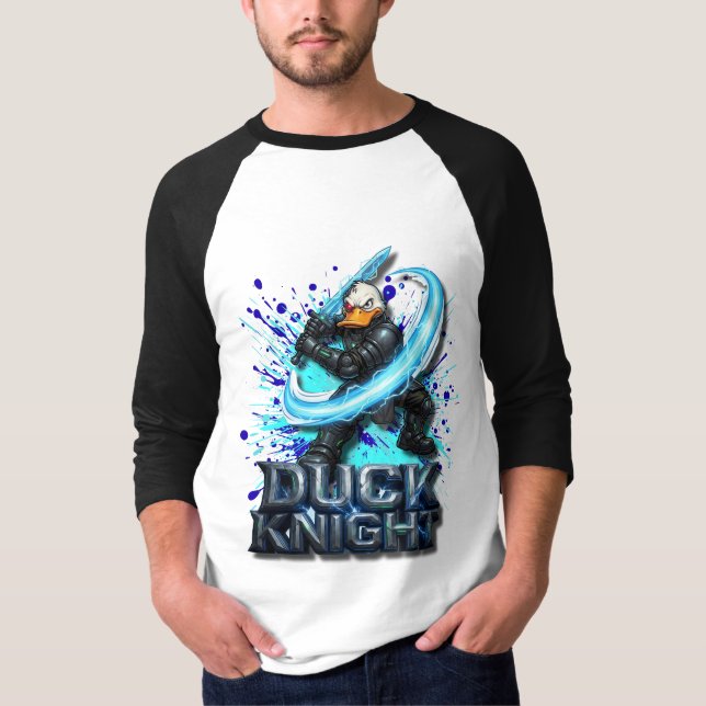 Duck Knight 3D Cyber Duck Warrior T-Shirt (Framsida)