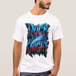 Duck Knight 3D Cyber Graffiti-logotyp T Shirt