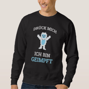 Dück Mich Ich Tunna Geimmg Hugger Yeti Flu Vaccin Lång Ärmad Tröja