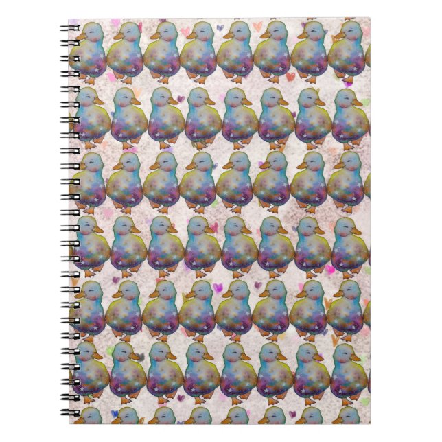 Duck named Rainbow Anteckningsbok (Framsidan)