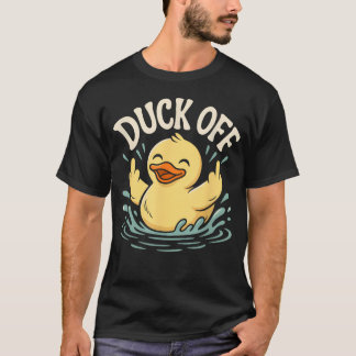 Duck Off Anka Älskare Rolig Anka T Shirt