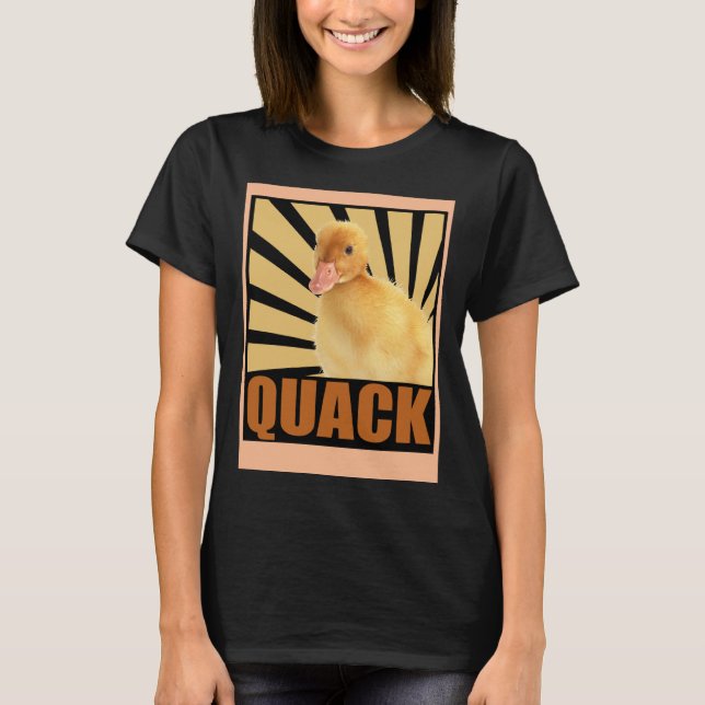 Duck Quack Poultry Breeder Runner Duck T Shirt (Framsida)