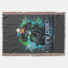 Duck Rider 3D Cyber Duck Motorcykel T-Shirt Filt