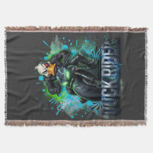 Duck Rider 3D Cyber Duck Motorcykel T-Shirt Filt