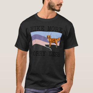 Duck Tolling Retrievers Går Mer Oronar Mindre Graf T Shirt