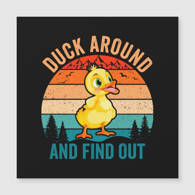 Ducka runt och ta reda på det (Framsida)