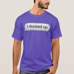 duckat upp tröja