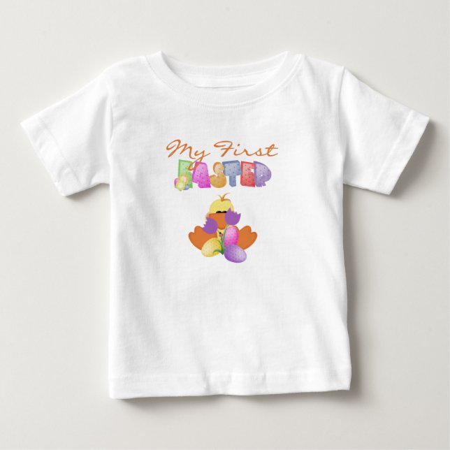 Duckie och första påskTshirt för tulpan Tröja (Framsida)