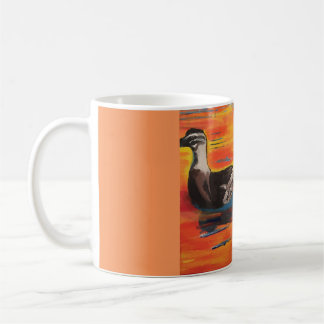 Duckie solnedgång kaffemugg