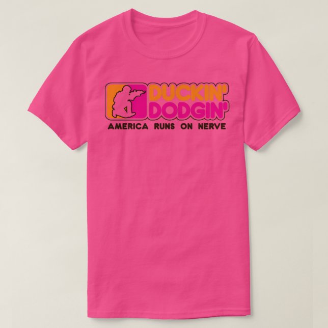 Duckin och Dodgin US Armed s T Shirt (Design framsida)