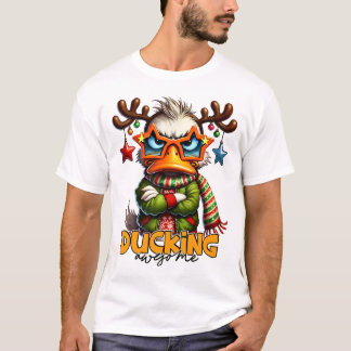 Ducking Fantastisk - Sarkastic Grumpy Anka - jul T Shirt
