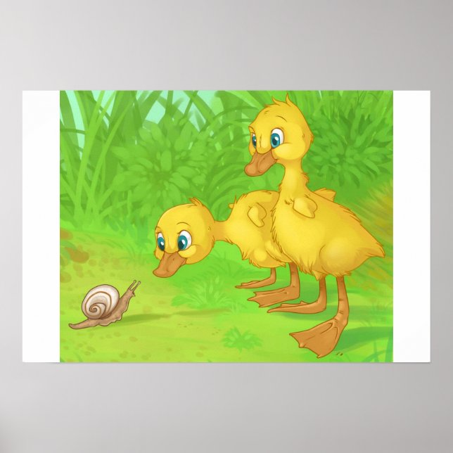 Duckings och Snigel Poster (Framsidan)