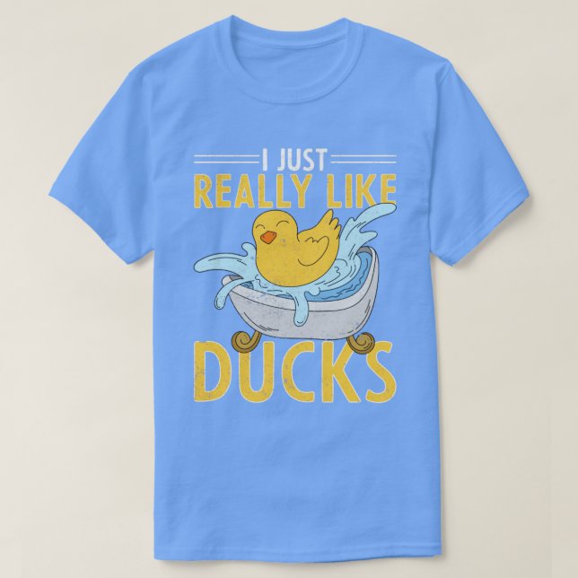 Duckling Bath Leksak Ducky Bath Anka Rubber Anka T Shirt (Design framsida)