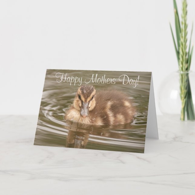Duckling Mor Day Card Kort (Framsida)