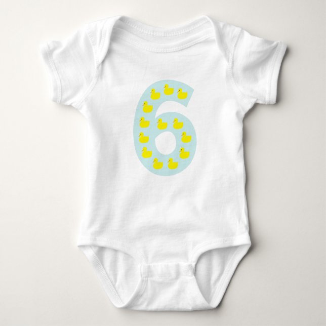 Duckling nummer 6 i himmel blue tee (Framsida)