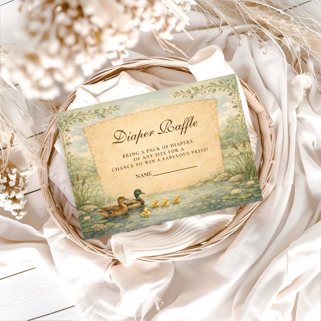 Duckling Pond Diapper Raffle Tilläggskort (Skapare uppladdad)