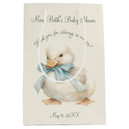 Duckling with Ribbon Baby Shower
