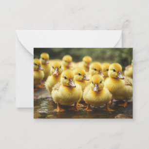 Ducklings-lås Anteckningskort