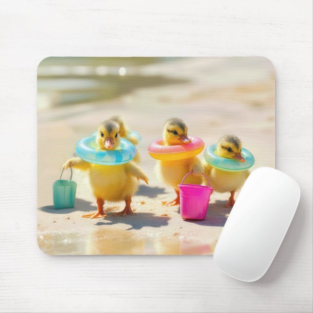 Ducklings med Beach Leksak Musmatta (Med mus)