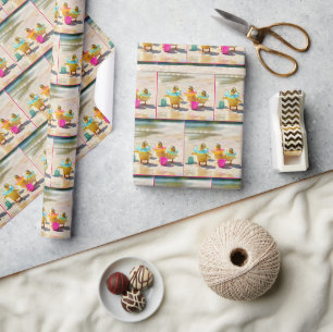Ducklings med Beach Leksak Presentpapper