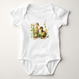 Ducklings med Gula blommor T Shirt