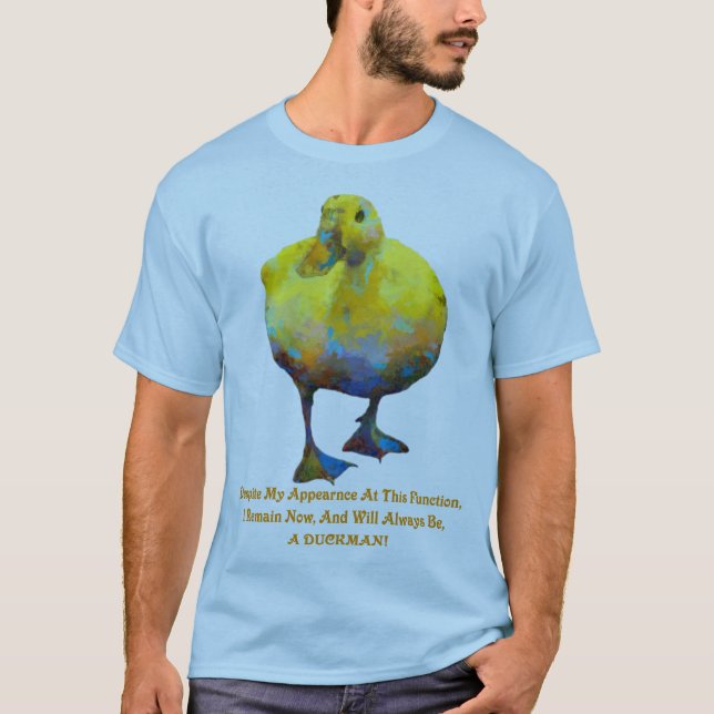 Duckman Blue T Shirt (Framsida)