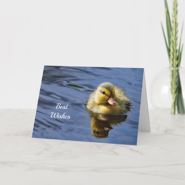 Duckning Grattis Bröllop Card Kort (Framsida)