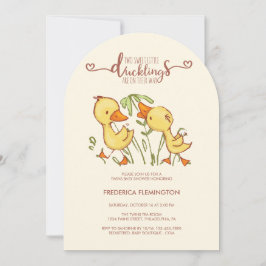 Duckning Twillingars Baby Shower-inbjudan Inbjudningar