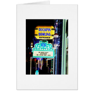 Duckpin Bowling, Fontän Square, Indianapolis, IN OBS Kort
