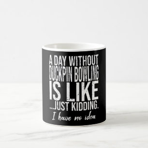 Duckpin bowlingidé kaffemugg