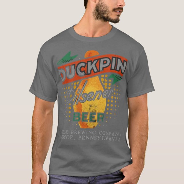 Duckpin Pilsner - Roscoe, PA T Shirt (Framsida)