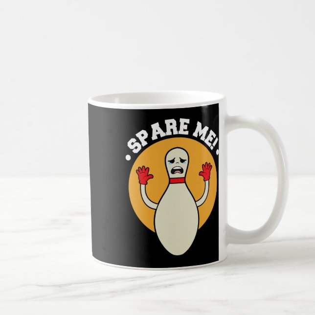 Duckpin Spare Me Bowling Shirts Kaffemugg (Höger)