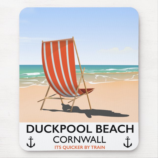 Duckpool Beach Cornwall resepostal Musmatta (Framsidan)