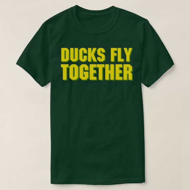 DUCKS FLY TOGETHER  T SHIRT (Design framsida)