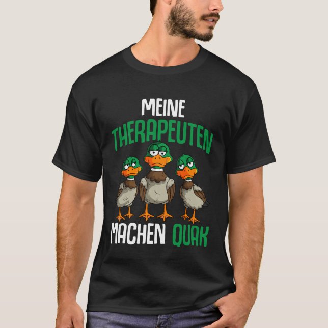 Ducks Quak Duck T Shirt (Framsida)