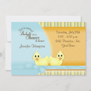 Ducky Baby Shower-inbjudan Inbjudningar