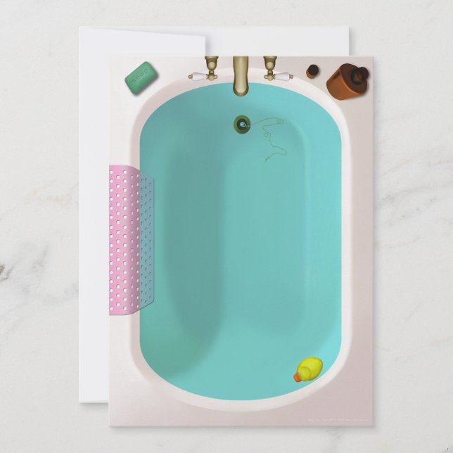 Ducky baby showerinbjudningar inbjudningar (Framsida)