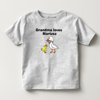 Ducky blir plockad med Goose Baby-kostymen T Shirt