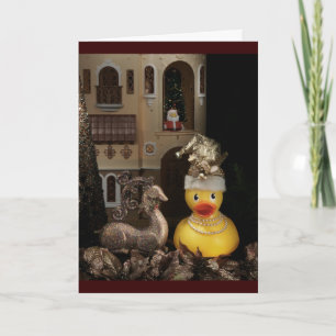 Ducky Claus Helgkort