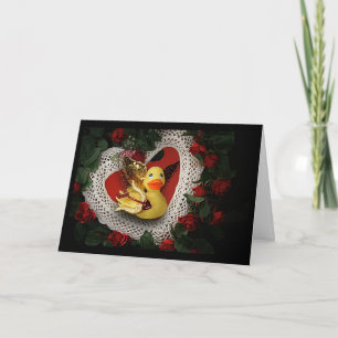 Ducky Cupid! Helgkort