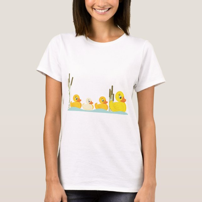 Ducky Family T Shirt (Framsida)