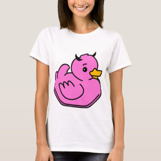 Ducky flickaktigtdjävulen t-shirt