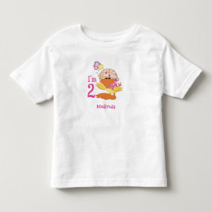 Ducky Girl 2nd Birthday Småbarn T-shirt