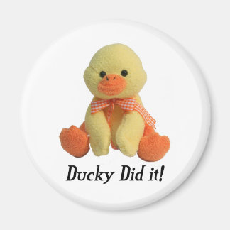 Ducky gjorde det! magnet