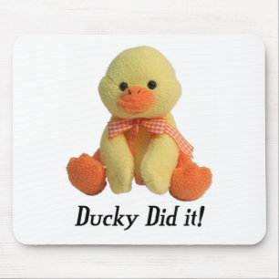 Ducky gjorde det! musmatta