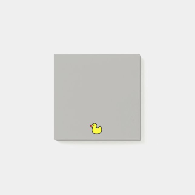 Ducky gulliga gula Rubby noterar Posta-det Post-it Block (Framsida)