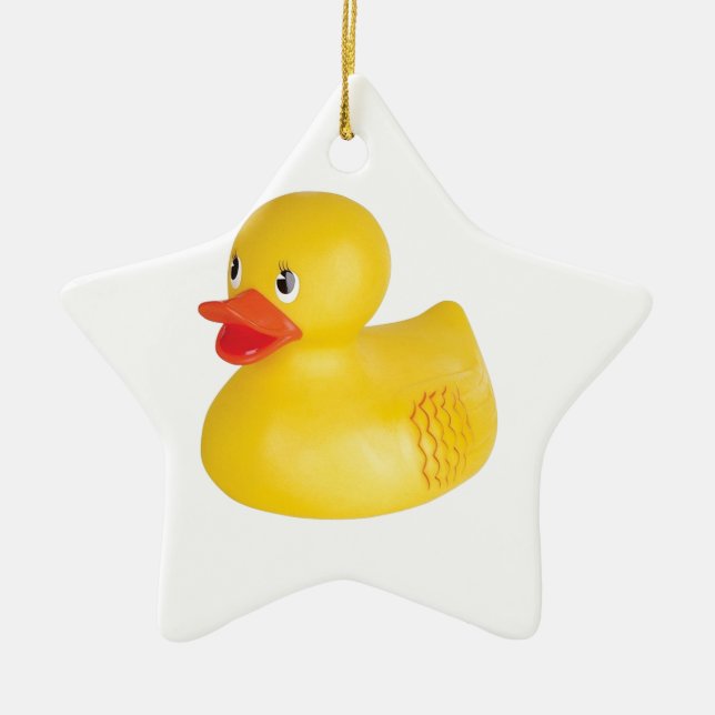 Ducky gummi julgransprydnad keramik (Framsidan)