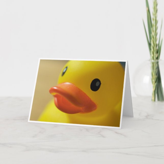 Ducky hälsningkort kort (Framsida)
