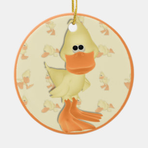 Ducky helgdagprydnad julgransprydnad keramik